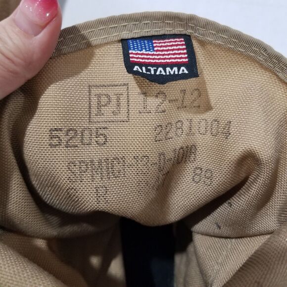 Altama Boots Men's Wrath 8' Tan Size 6R Boots Military Combat Hot Weather Vibram - Picture 6 of 7